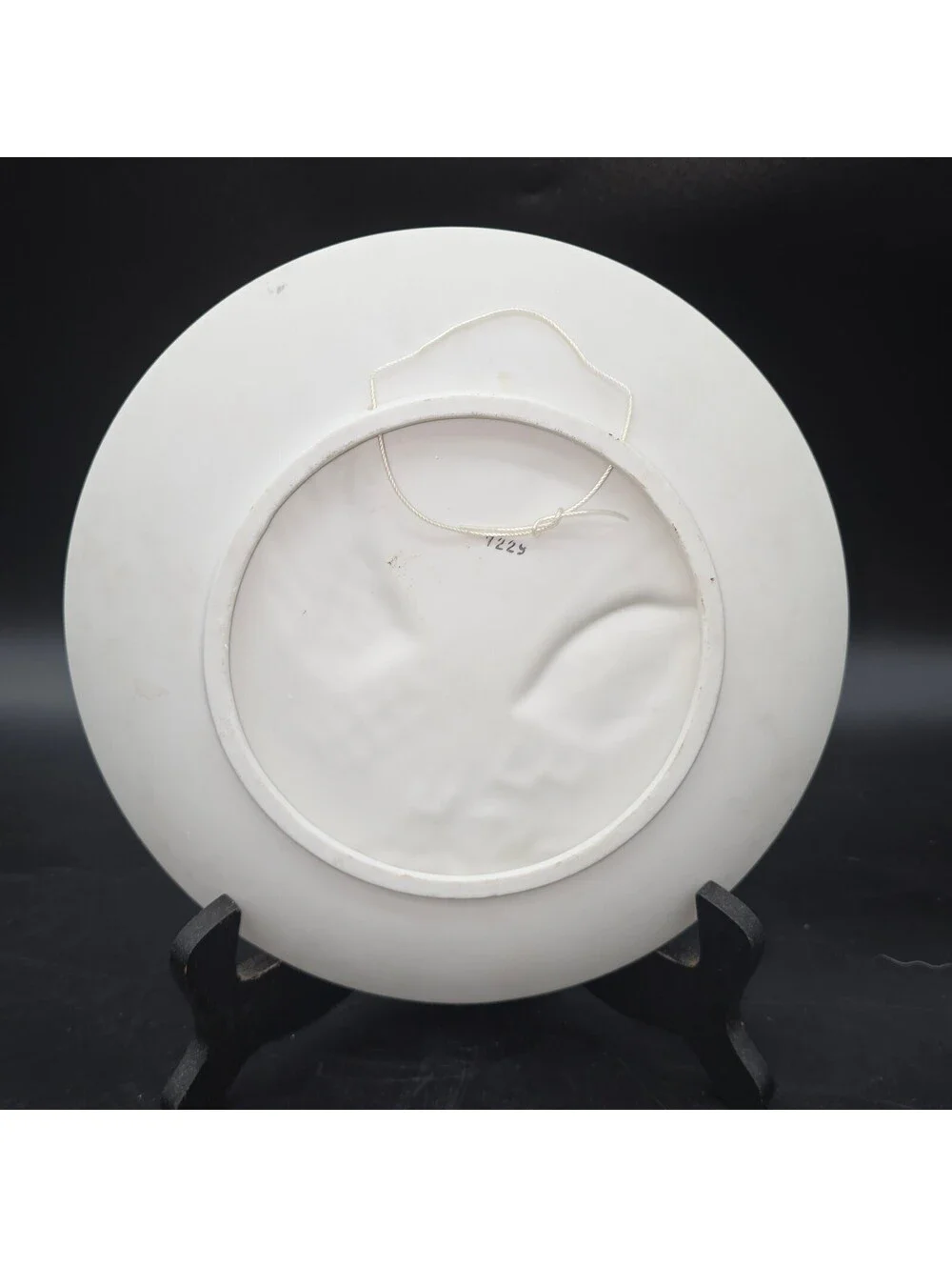 VTG Ardalt Lenwile China 3D Swan Wall Plate Hanging Plaque Hand Painted 7229 8
